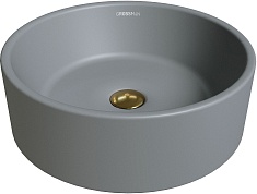 Grossman Раковина накладная Color 41 GR-3013GM серая матовая